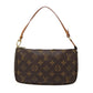 Louis Vuitton Pochette Accessoire  Canvas Clutch Bag