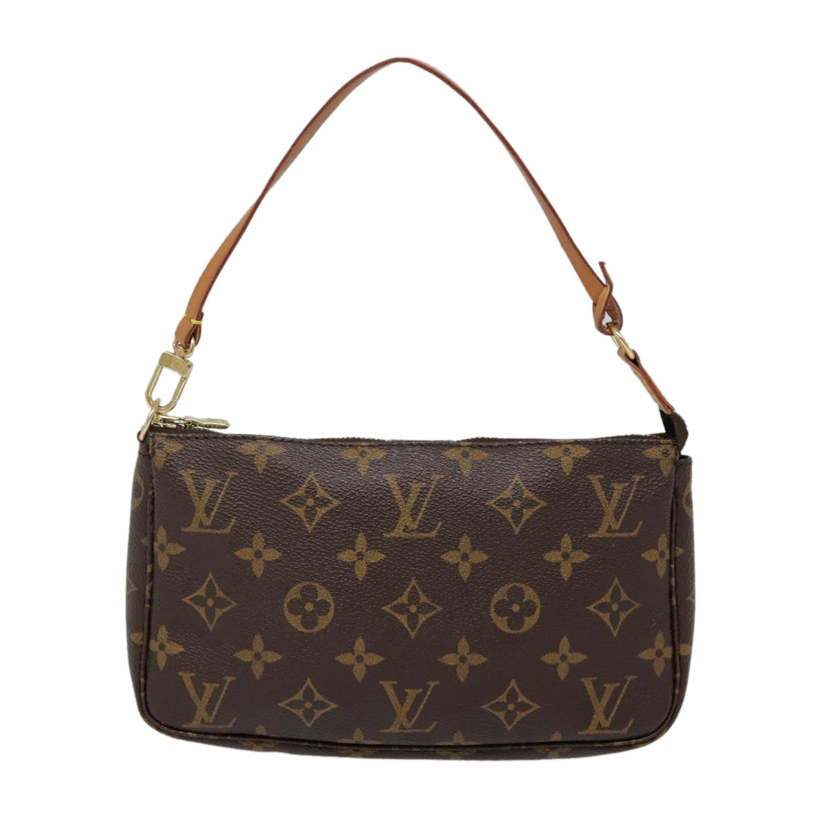 Louis Vuitton Pochette Accessoire  Canvas Clutch Bag