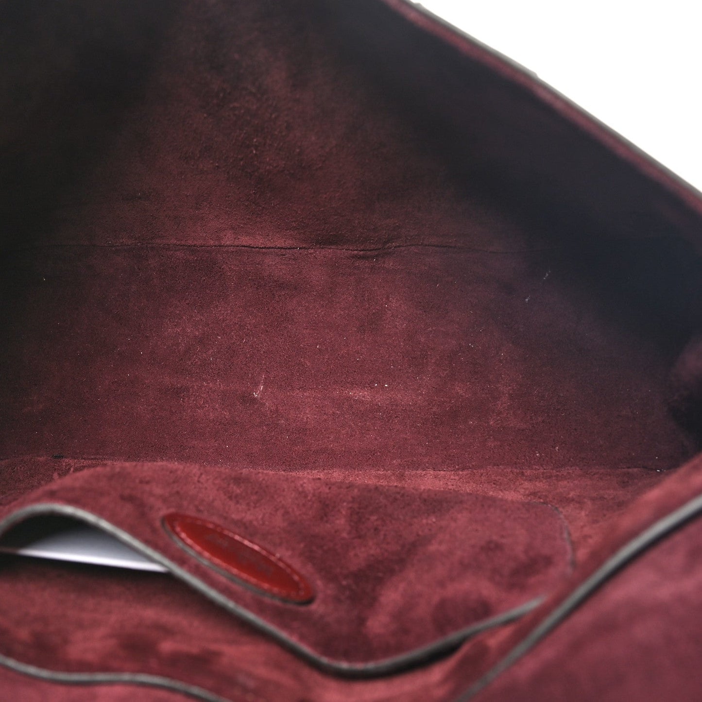 Mulberry Shiny Smooth Calfskin East West Bayswater Black Cherry