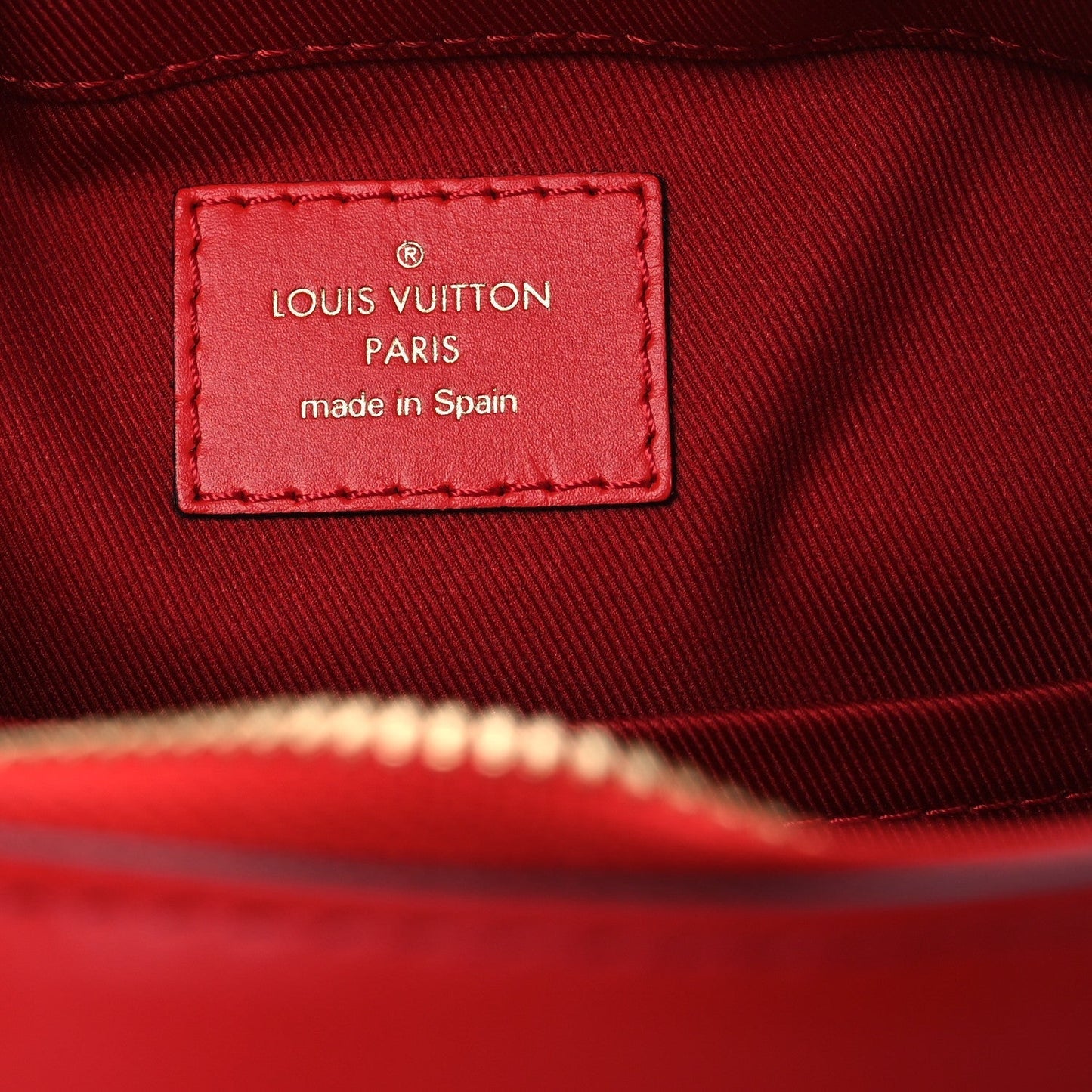 Louis Vuitton Monogram Saintonge Coquelicot