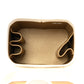 Amelia Lambskin Quilted Vanity Clutch With Chain White