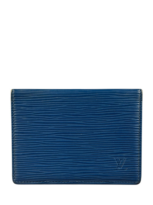 Louis Vuitton Blue Epi ID Holder