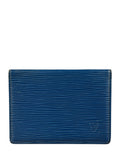 Louis Vuitton Blue Epi ID Holder