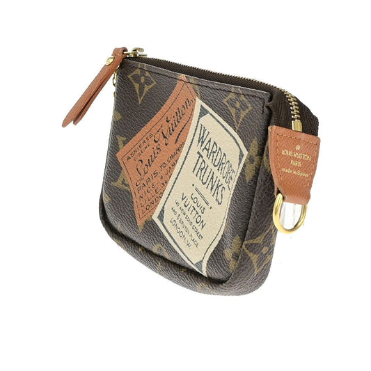 Louis Vuitton Pochette Clés  Canvas Clutch Bag