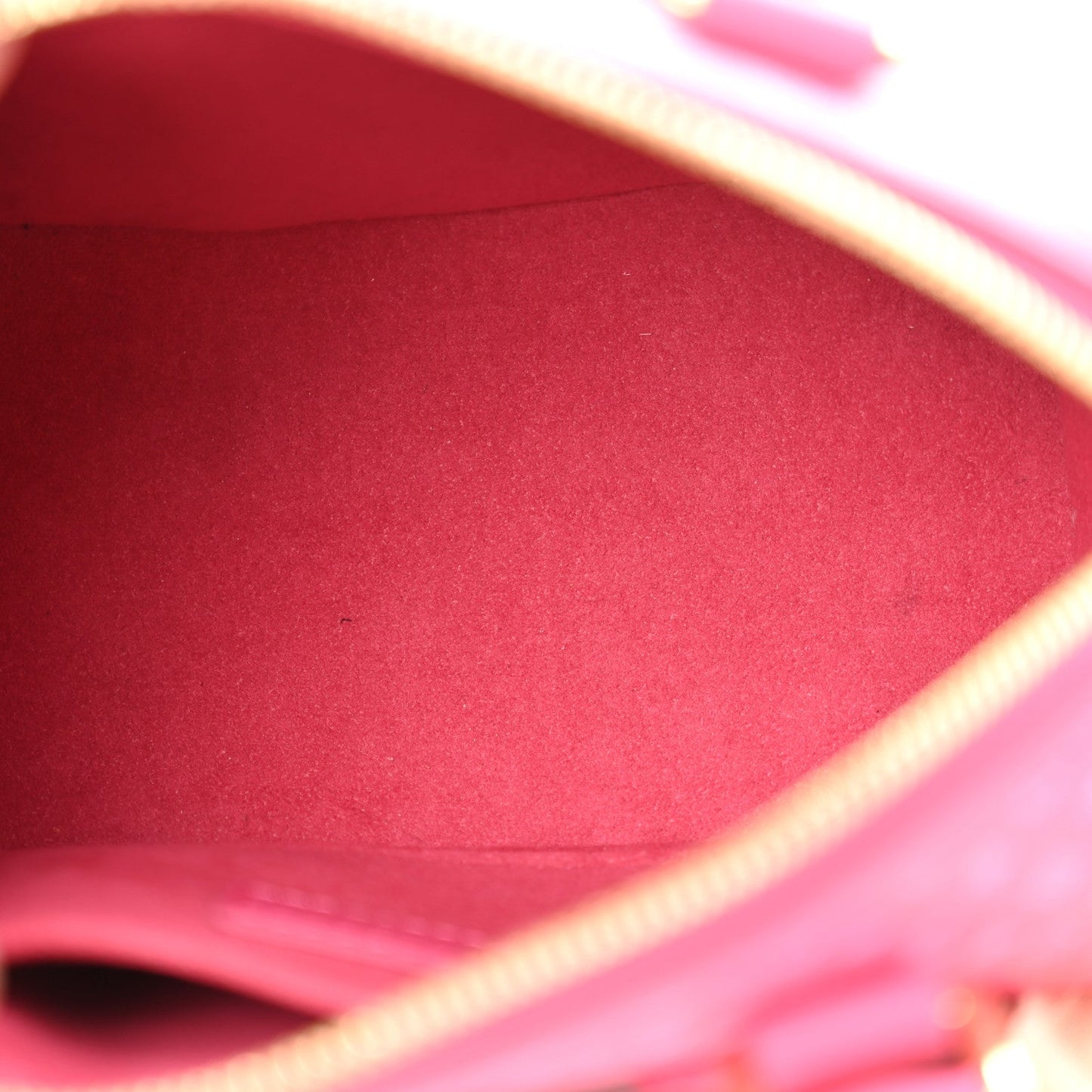 Louis Vuitton Calfskin Nanogram Embossed Speedy Bandouliere 20 Rose