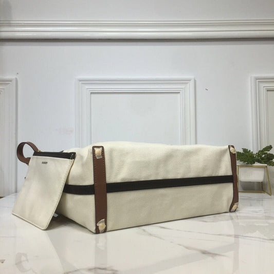 B-Berry - Amelia  The Large Soft Cotton Canvas Belt Bag Brown For Women, Women’s Bags 16.5in/42Amelia