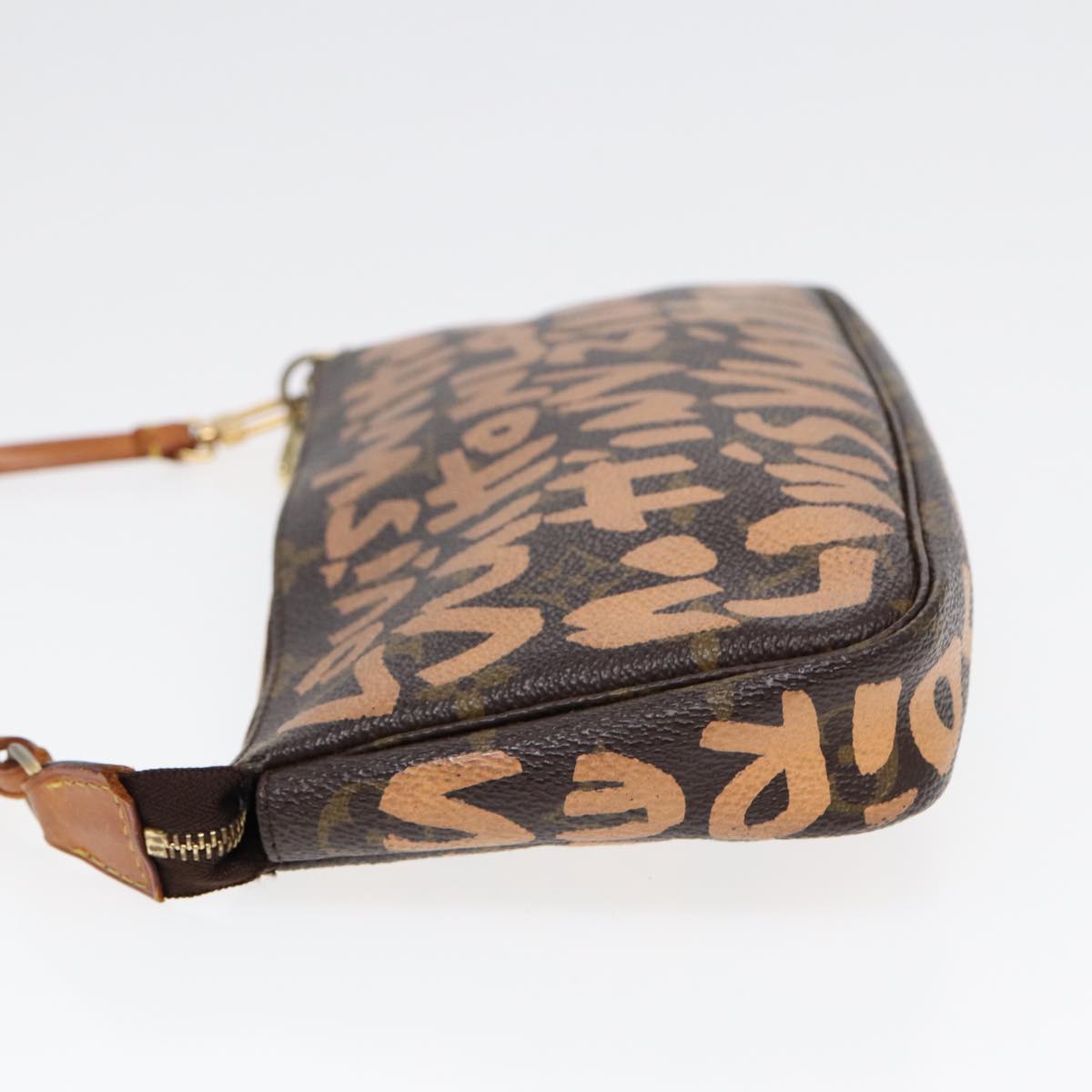 Louis Vuitton Pochette Accessoire  Canvas Clutch Bag
