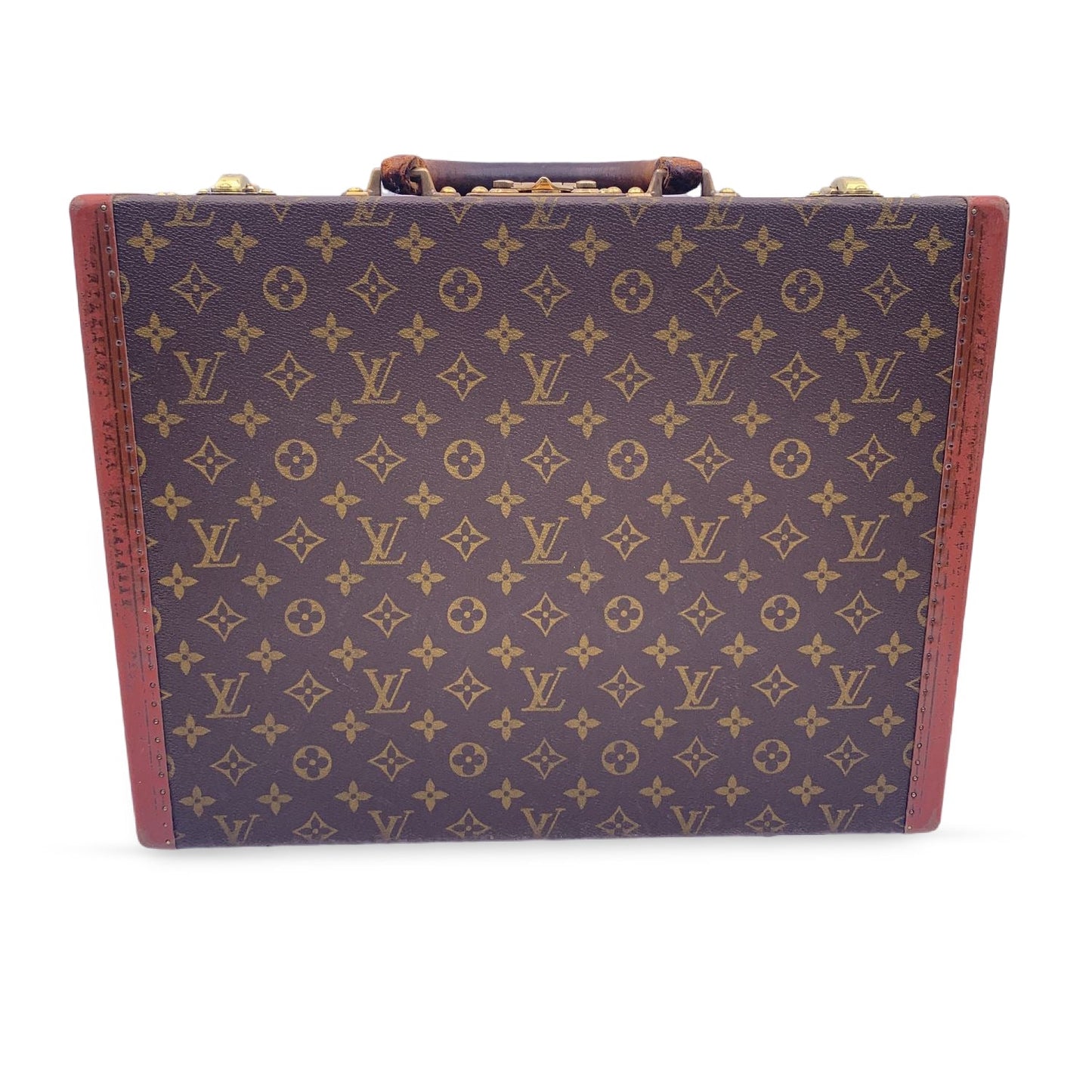 LOUIS VUITTON   Monogram President Hard Case Briefcase Bag
