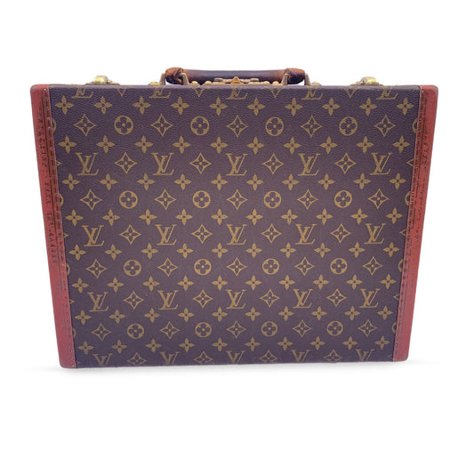 LOUIS VUITTON   Monogram President Hard Case Briefcase Bag