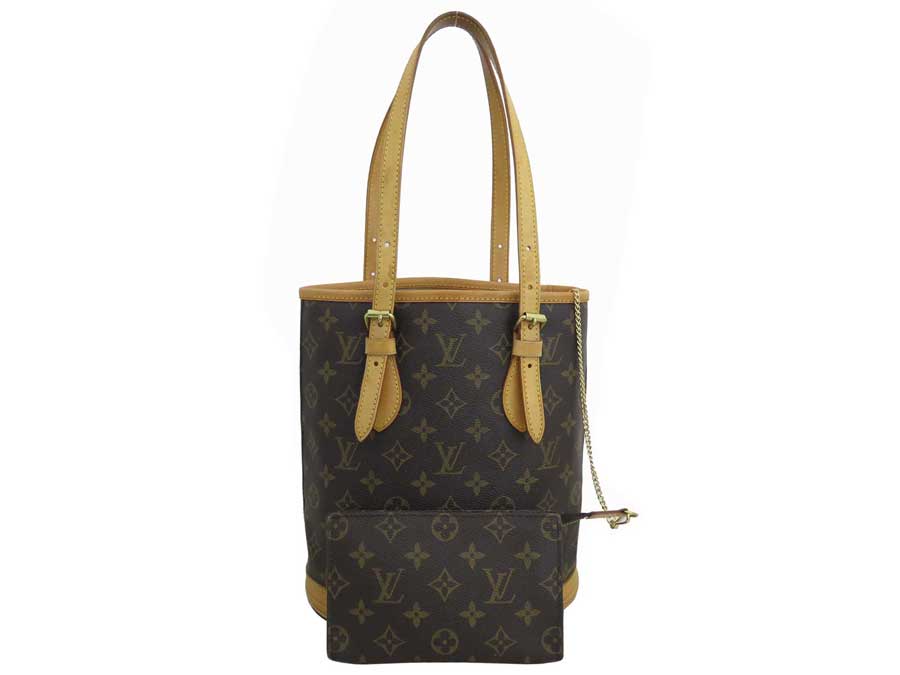 Louis Vuitton Shoulder Bag Monogram Bucket PM Brown
