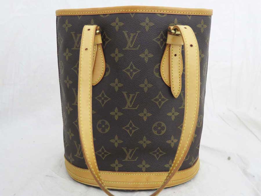 Louis Vuitton Shoulder Bag Monogram Bucket PM Brown