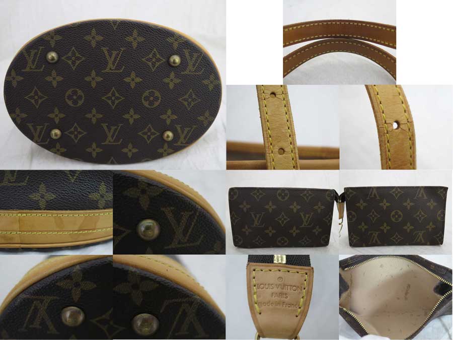 Louis Vuitton Shoulder Bag Monogram Bucket PM Brown