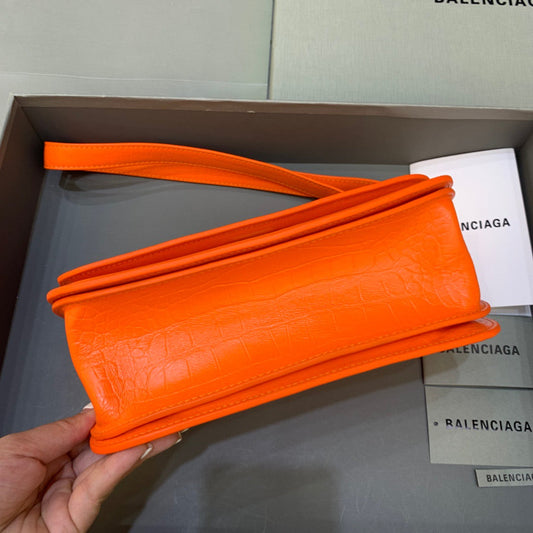 BLN-Ciaga Gossip Small Shoulder Bag Orange, For Women,  Bags 9.1in/23cm