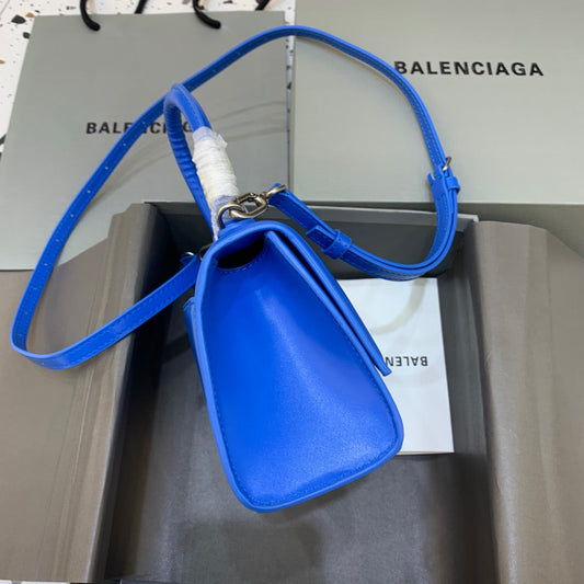 BLN-Ciaga Hourglass XS Handbag In Dark Blue, For Women,  Bags 7.4in/19cm