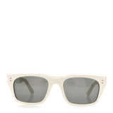 Celine Acetate Polarized Rectangular Sunglasses CL40060I White