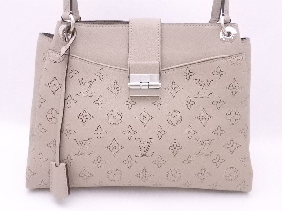 Louis Vuitton Shoulder Bag Monogram Mahina Sable