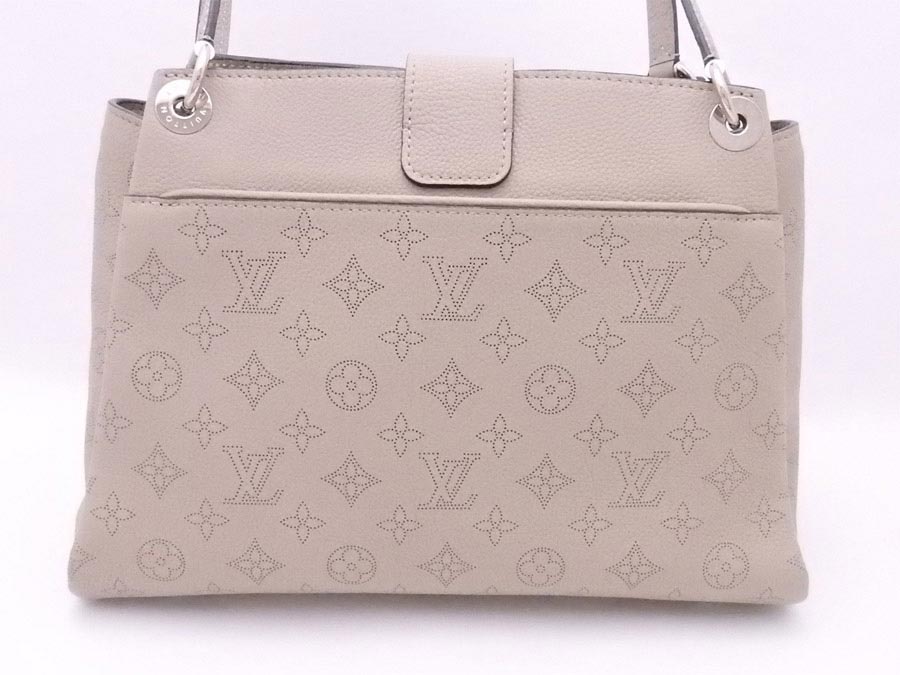 Louis Vuitton Shoulder Bag Monogram Mahina Sable
