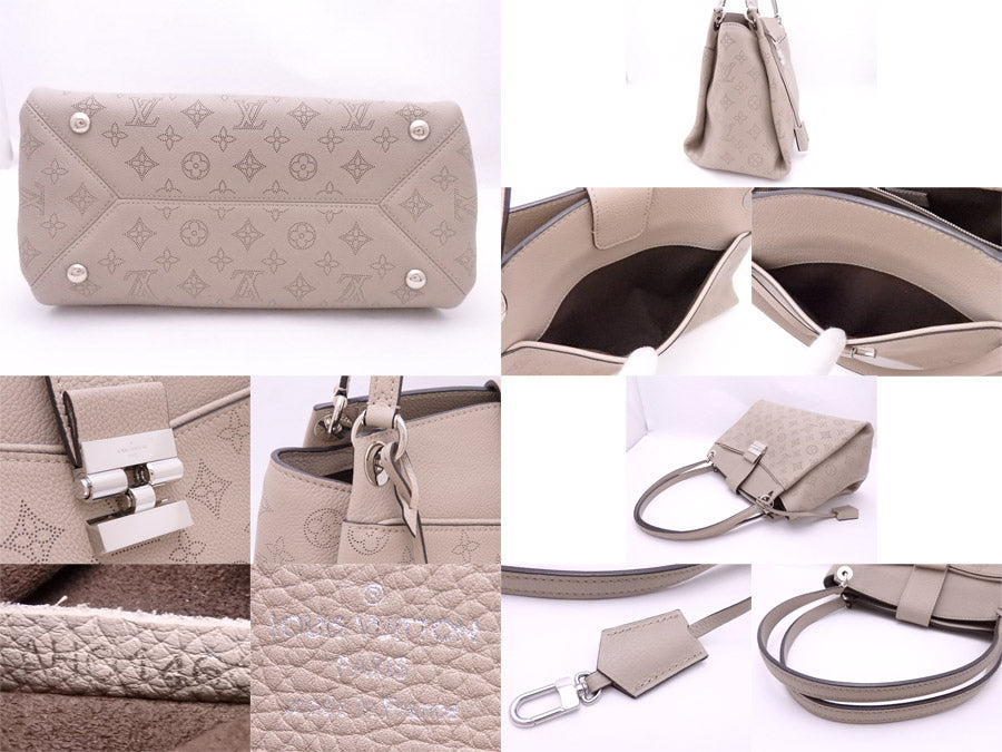 Louis Vuitton Shoulder Bag Monogram Mahina Sable