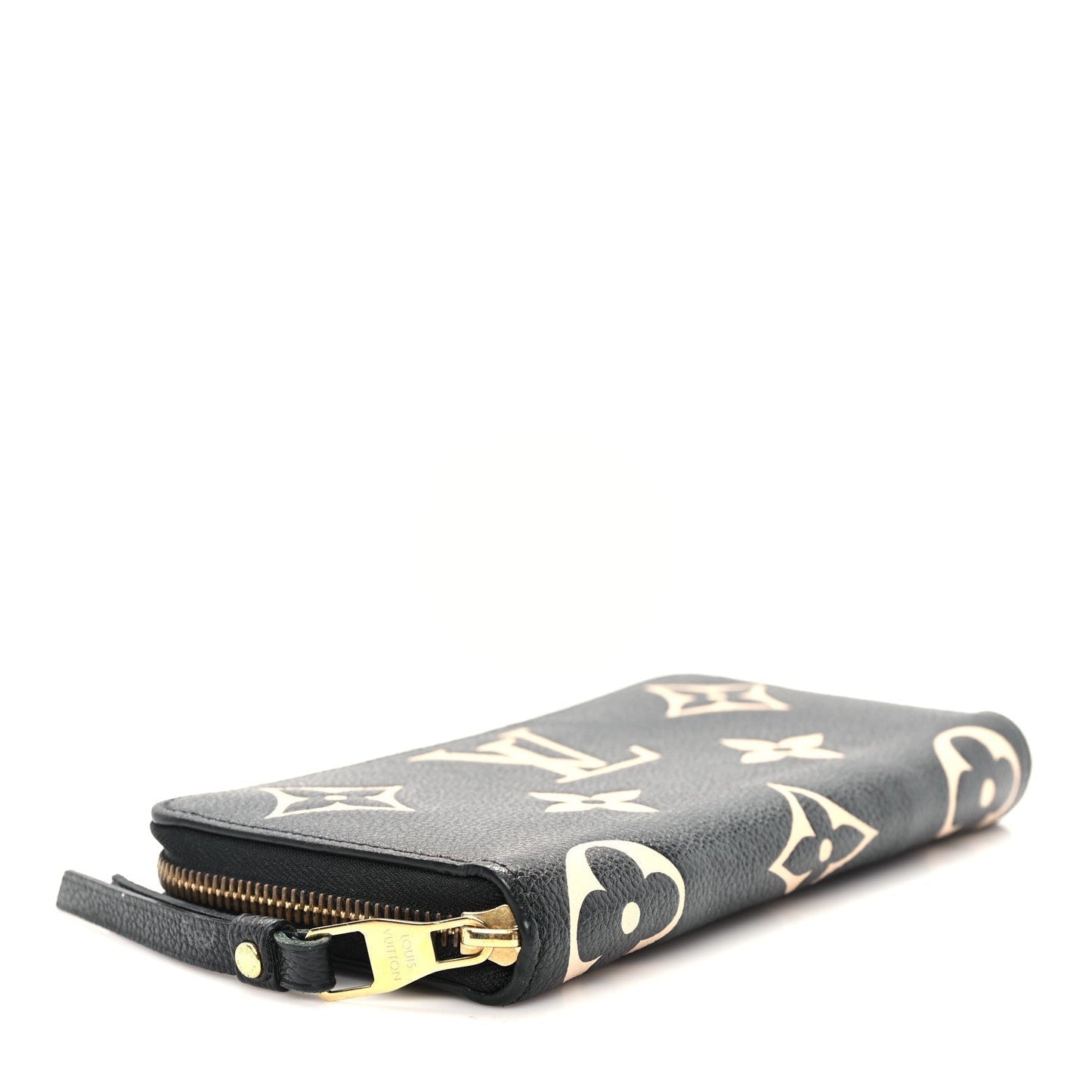 Louis Vuitton Empreinte Monogram Giant Zippy Wallet Black Beige