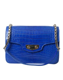 Blnciaga Chic Alligator Skin Chain Shoulder Women's Bag