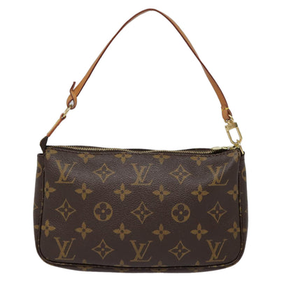 Louis Vuitton Pochette Accessoire  Canvas Clutch Bag