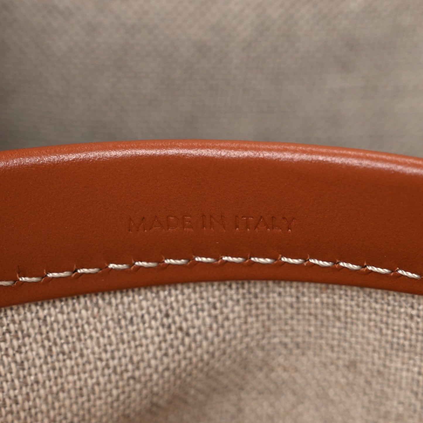 Celine Canvas Calfskin All Over Print Small Cabas Thais Natural Tan