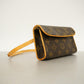 Louis Vuitton Pochette Florentine  Canvas Clutch Bag