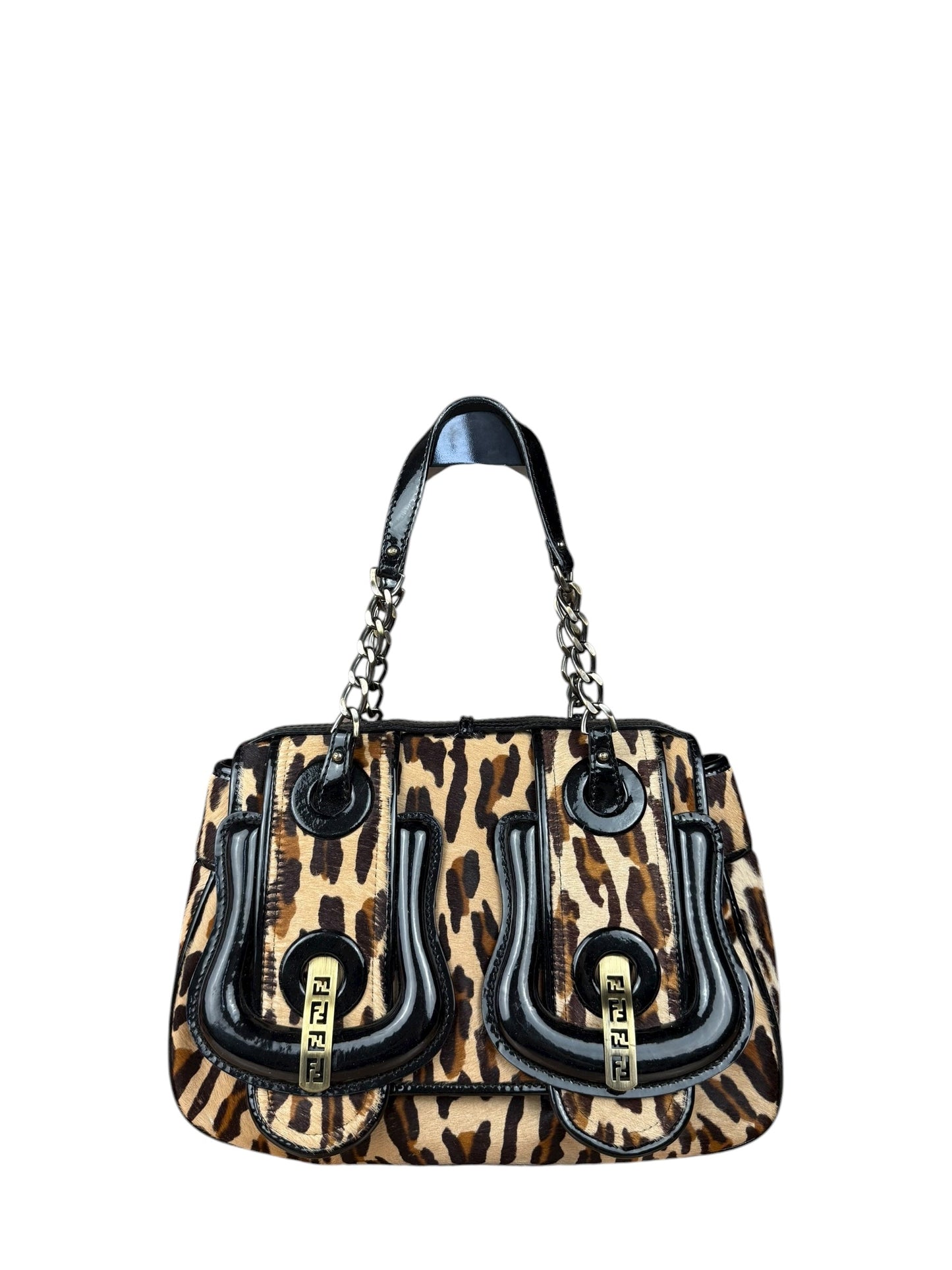 Fendi Leopard Print B Bag