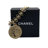 CHANEL -   03P Side Portrait '5' Medallion Chain Gold '' Bracelet