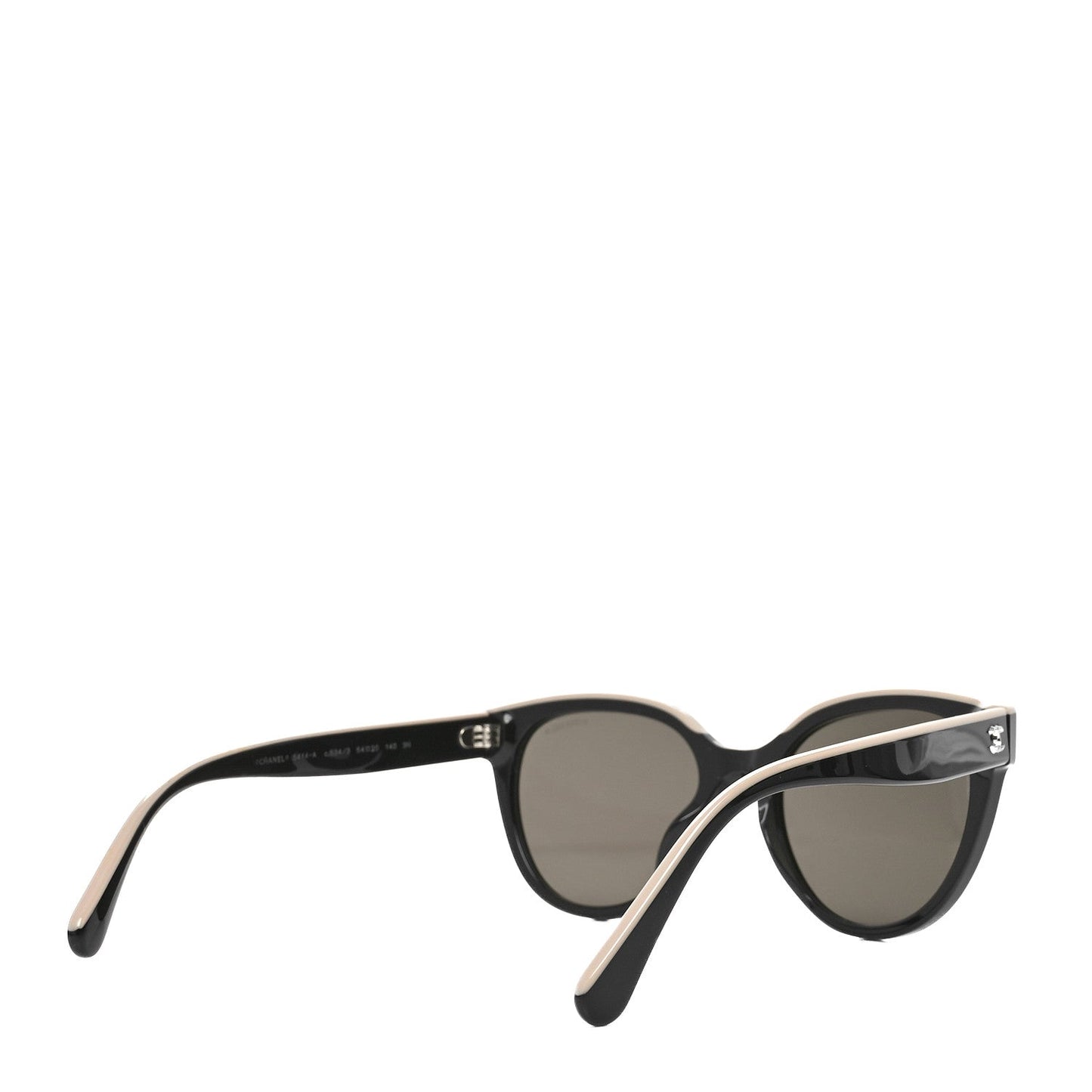 Amelia Acetate CC Butterfly Sunglasses 5414-A Black Beige