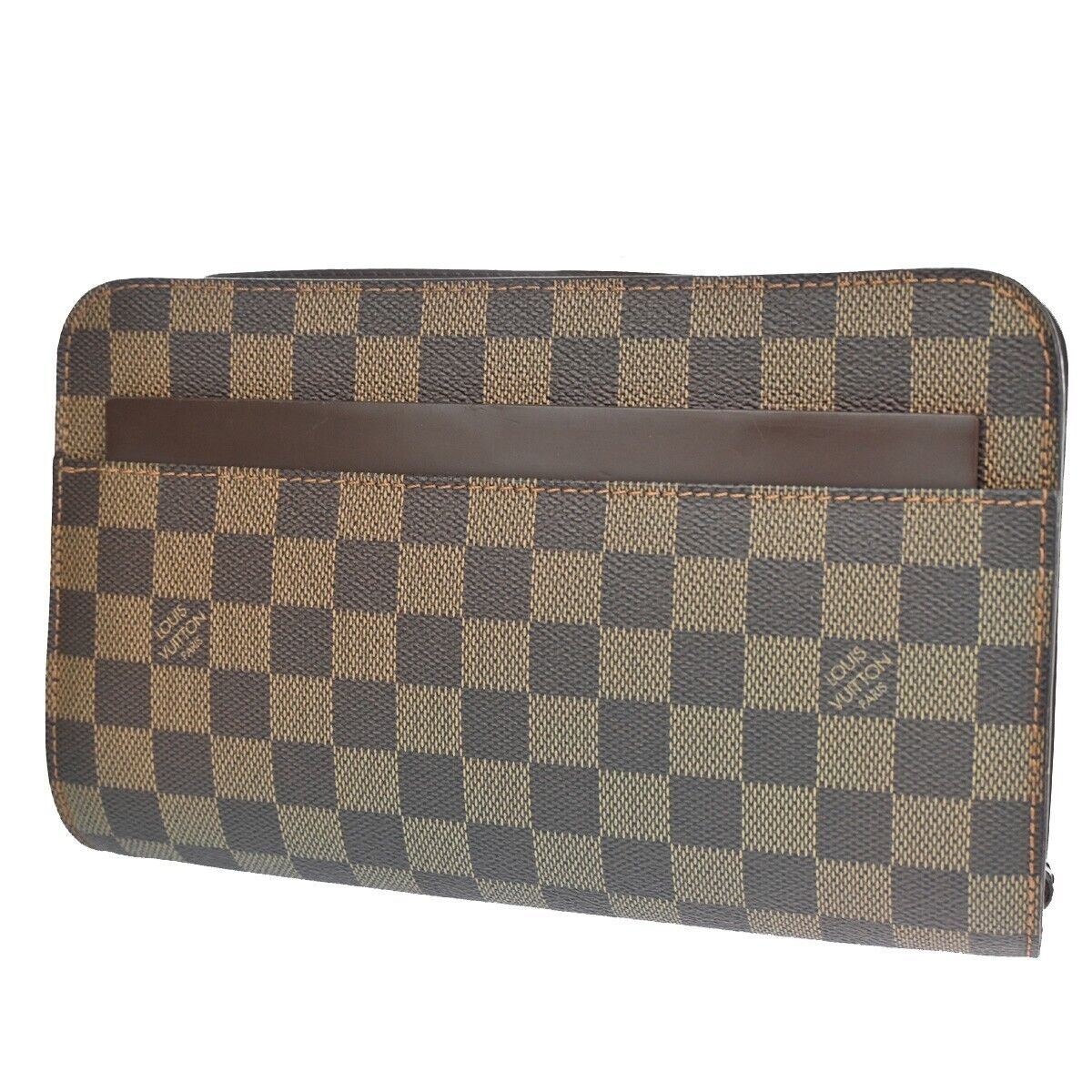 Louis Vuitton Saint Louis  Canvas Clutch Bag