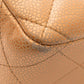 Chanel 2011 Metallic Bronze Jumbo Double Flap Handbag