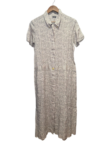 Chanel Newspaper Print Button Up Dress