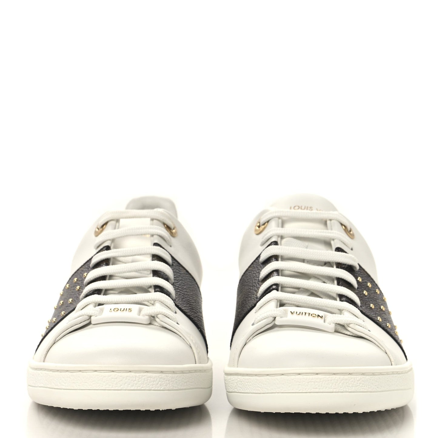 Louis Vuitton Monogram Stud Front Row Sneaker White