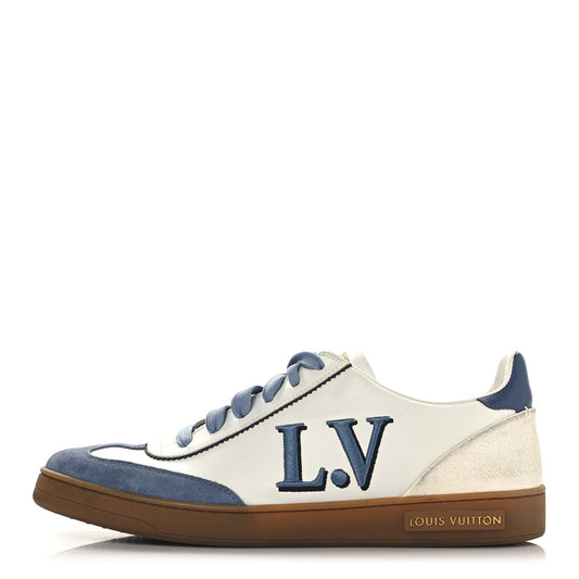 Louis Vuitton Calfskin Frontrow Sneakers Blue