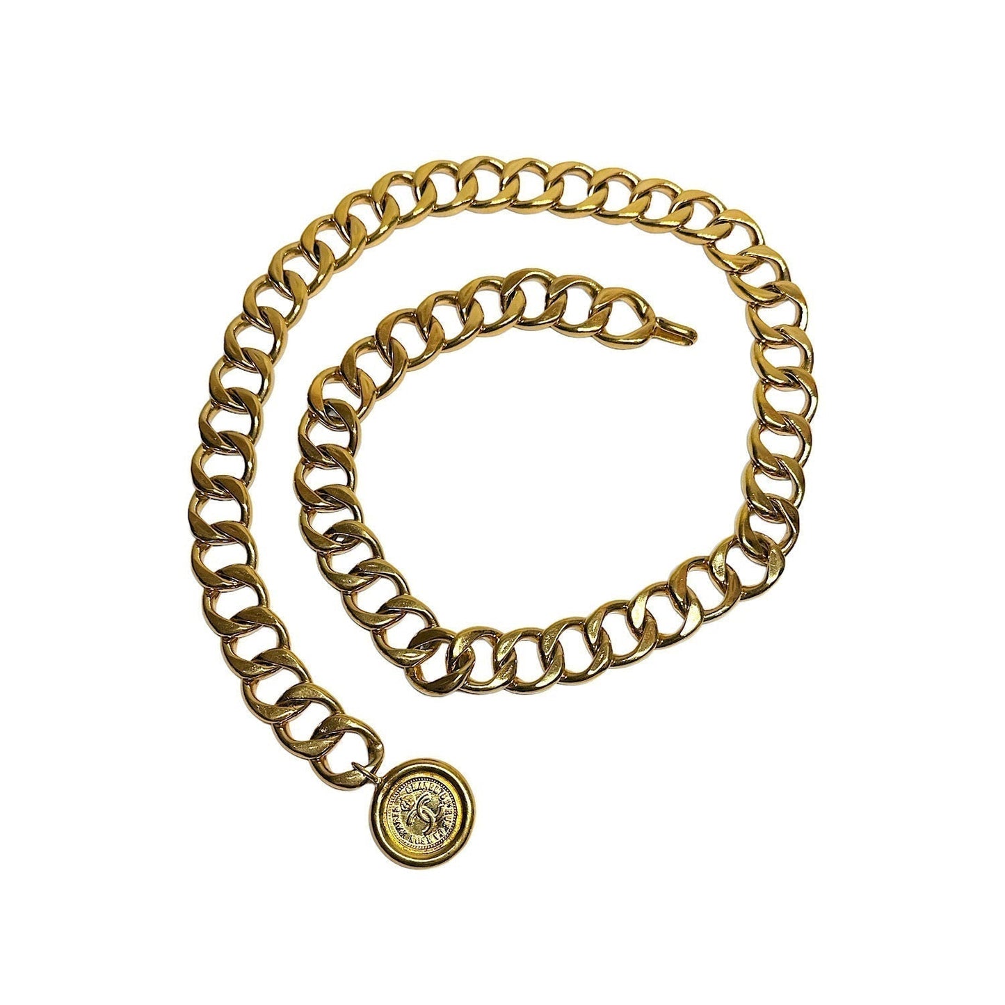 Chanel Gold Plated Cambon 31 Rue Coin Chain Belt