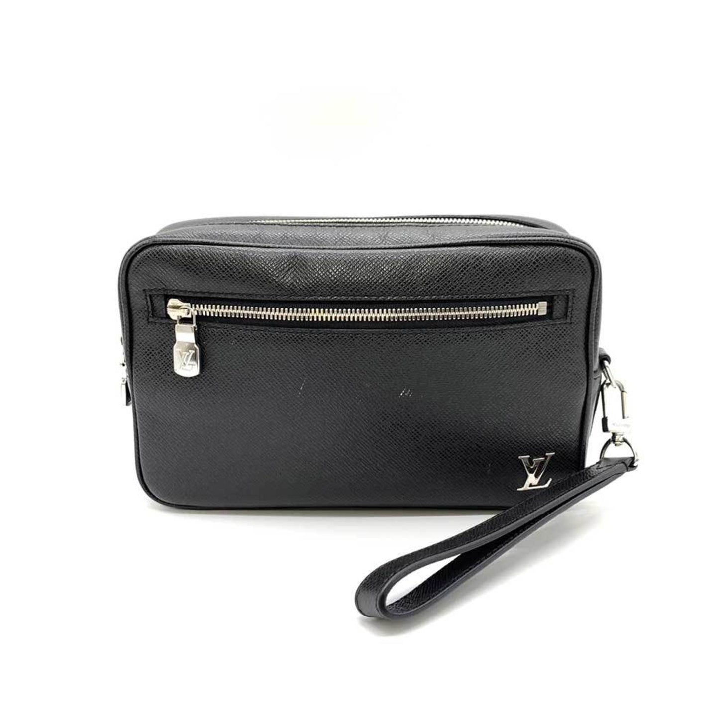 Louis Vuitton Pochette Kasai  Leather Clutch Bag