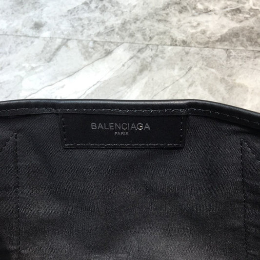 BLN-Ciaga Navy XS Tote Bag In Black And White, For Women,  Bags 12.6in/32Amelia