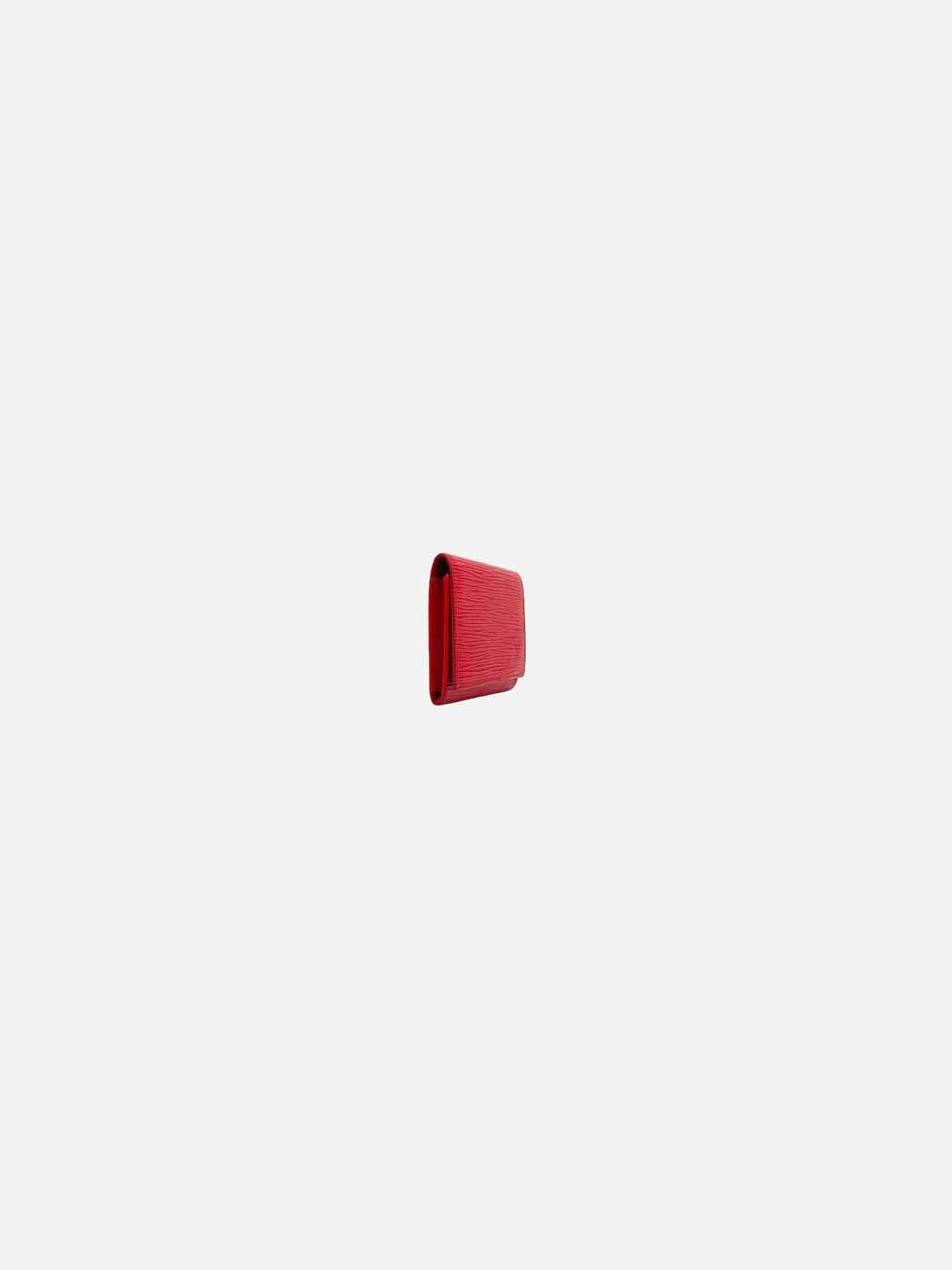 LOUIS VUITTON Red Card Holder