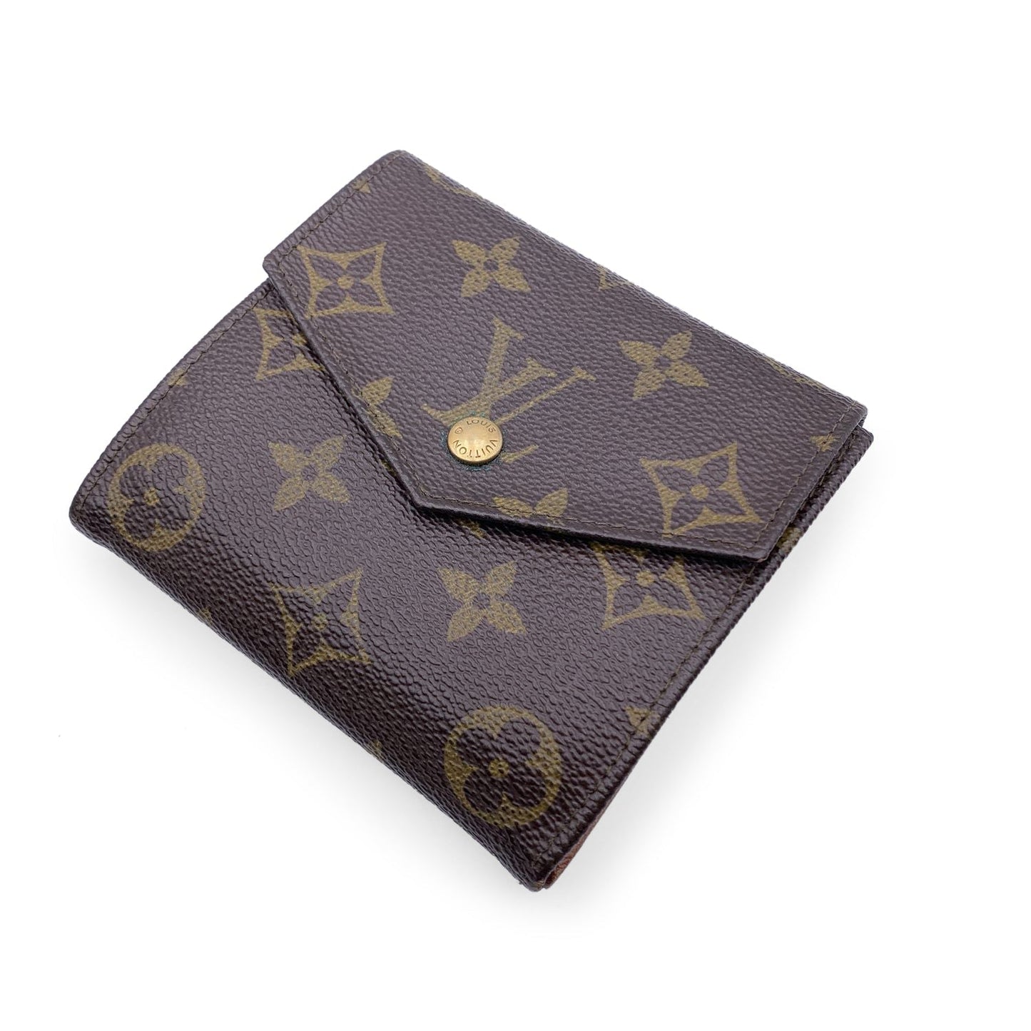 LOUIS VUITTON   Monogram Compact Double Flap Wallet M61652