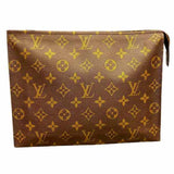 Louis Vuitton Poche Toilette  Canvas Clutch Bag