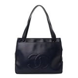 Amelia Lambskin CC Tote Navy
