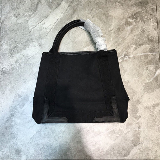 BLN-Ciaga Navy Small Cabas Tote Bag In Black, For Women,  Bags 18.5in/47Amelia3399332HH3N1000