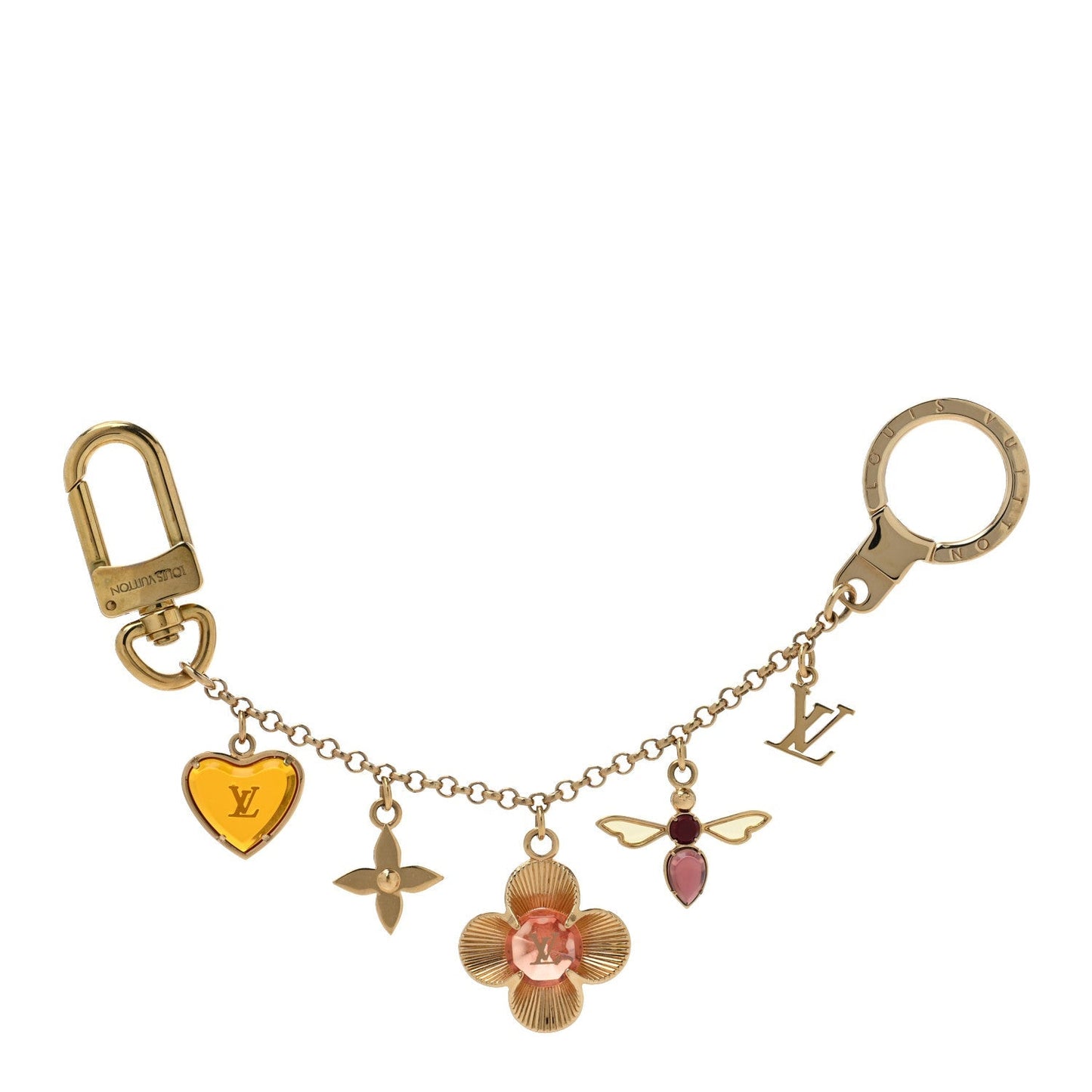 Louis Vuitton Bee Flower Chain Key Charm