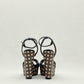 CHRISTIAN DIOR Cannage Cutout Black Size EU 37.5 Wedges