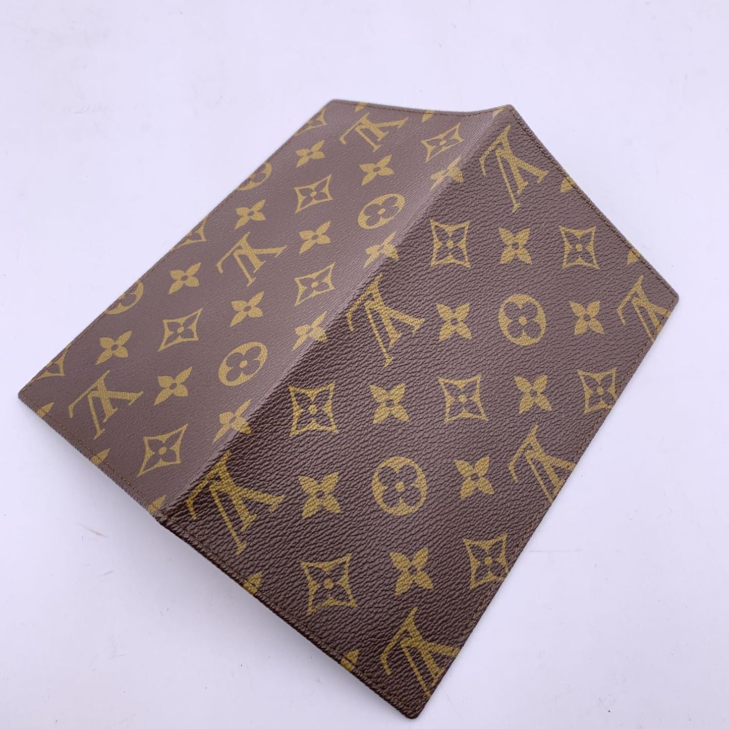 LOUIS VUITTON   Monogram Canvas Checkbook Holder Wallet