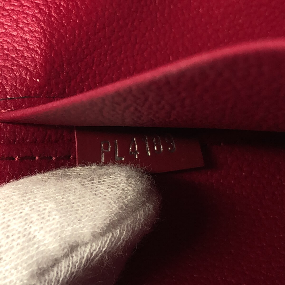 Louis Vuitton Nice  Leather Clutch Bag