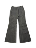 Chanel   Washed Black Denim Flare Jeans