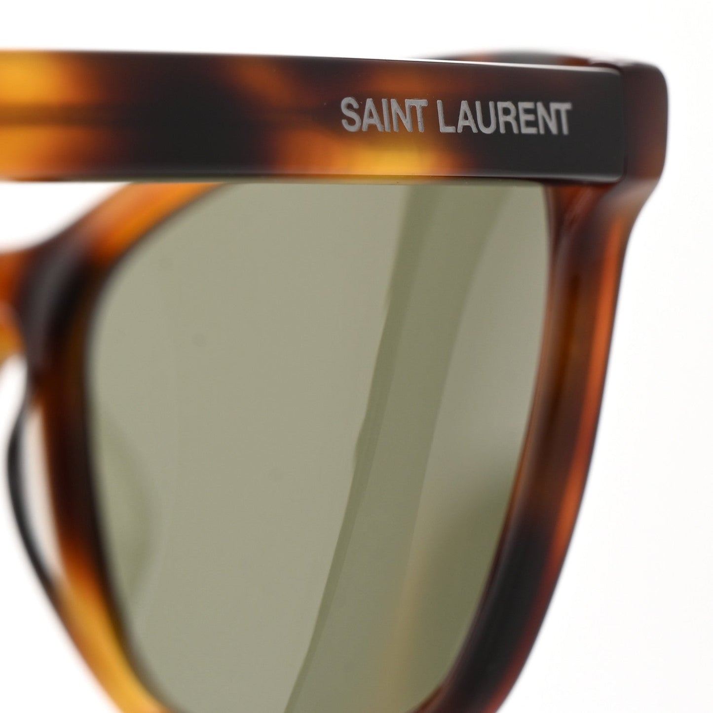 Saint Laurent Acetate Cat Eye Sunglasses SL 502 Tortoise