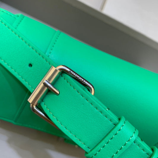 BLN-Ciaga Downtown XS Shoulder Bag In Green, For Women,  Bags 10in/25cm